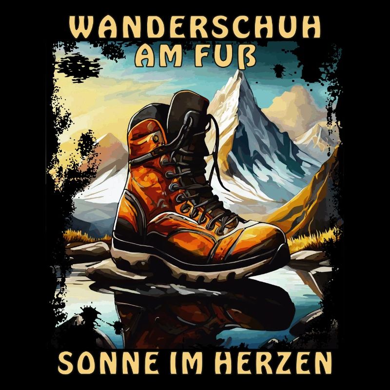 WANDERSCHUH AM FUß SONNE IM HERZEN