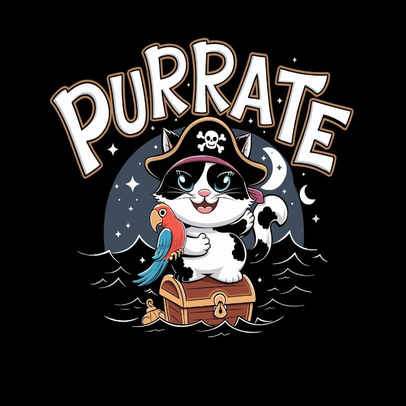 Purrate Cat: The Adventurous Pirate Cat