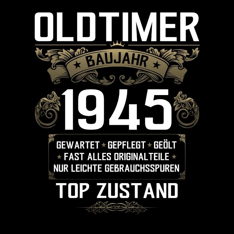 80. Geburtstag Oldtimer 1945 Jahrgang 45
