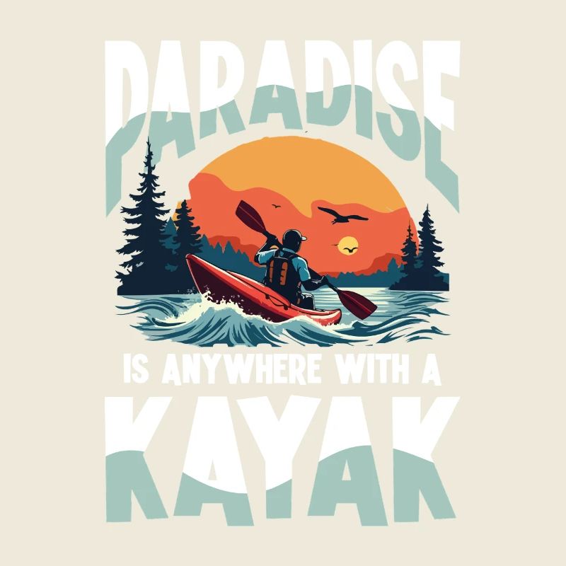 Paradise is everywhere with kayak