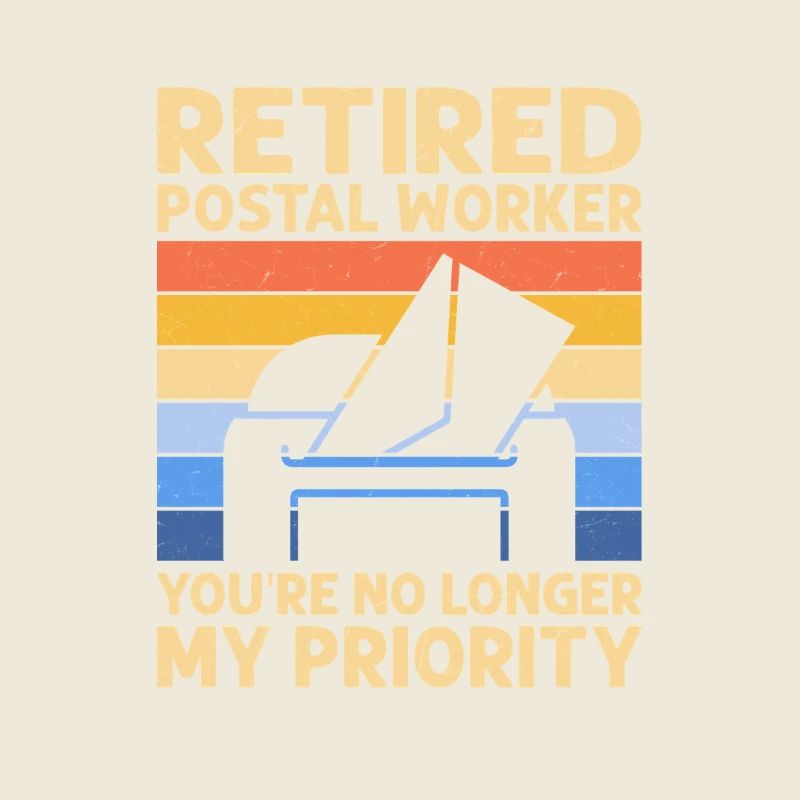 Travailleur des postes à la retraite Facteur des postes
