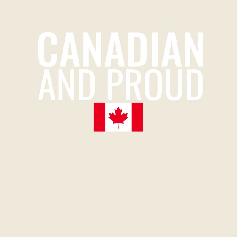 Drapeau canadien et fier drapeau canadien