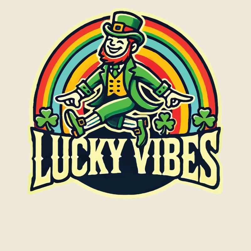 St. Patrick's Day Lucky Vibes Regenbogen