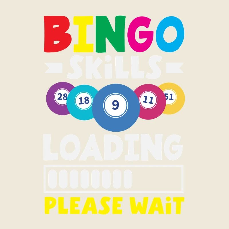 Bingo Skills Laden Bitte Warten Humor