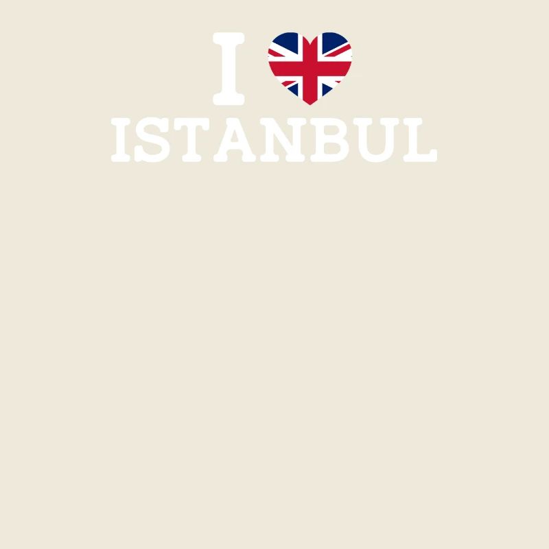 J’aime Istanbul Cool Wrong Flag Royaume-Uni Lover Heart