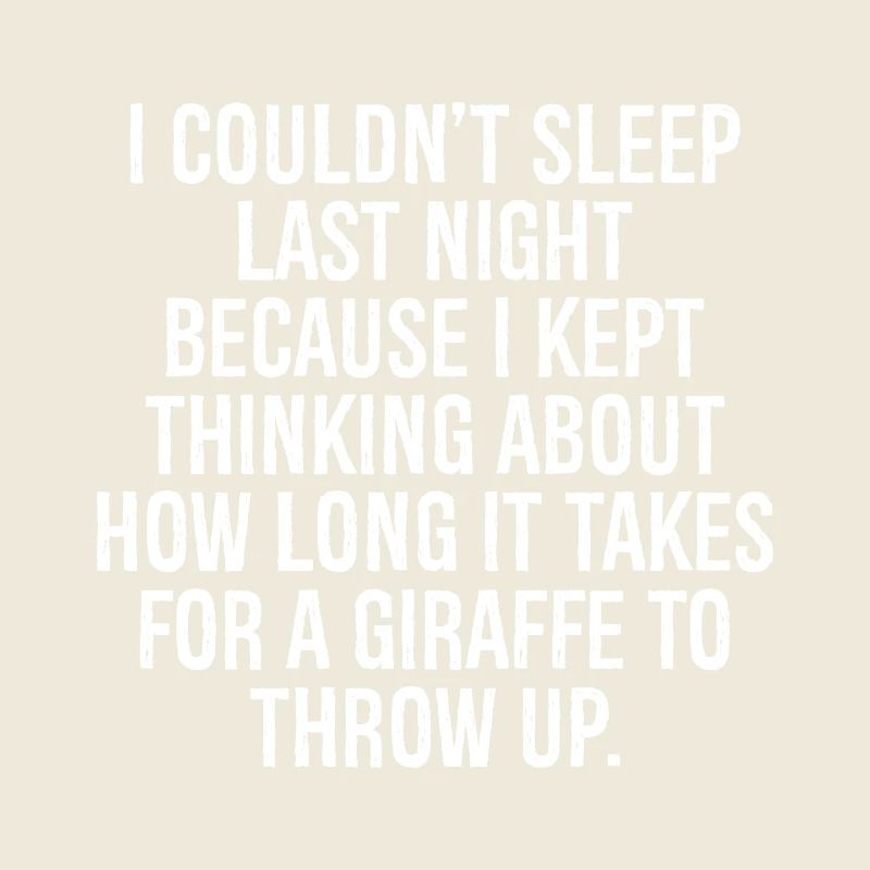 I couldn't sleep last night because I kept think