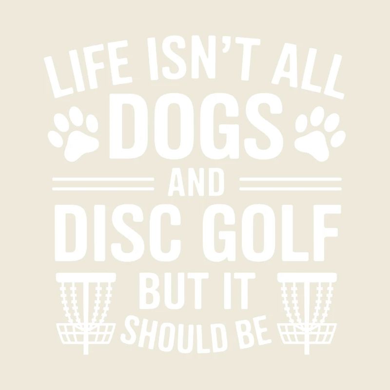 Disc Golf Dire Chiens Drôle Disc Golf Cadeau