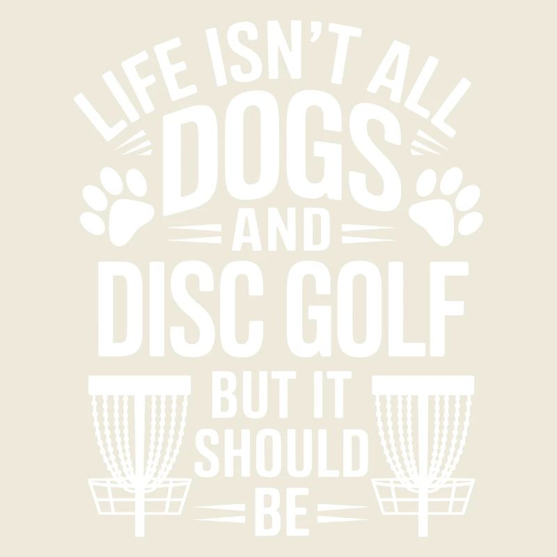 Disc Golf Dire Chiens Drôle Disc Golf Cadeau