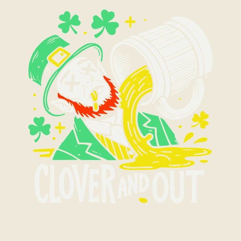 trèfle et plaisir de la Saint-Patrick