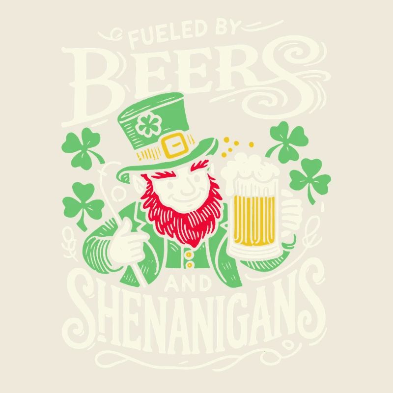 Bier und shenanigans St. Patricks Tag Spaß