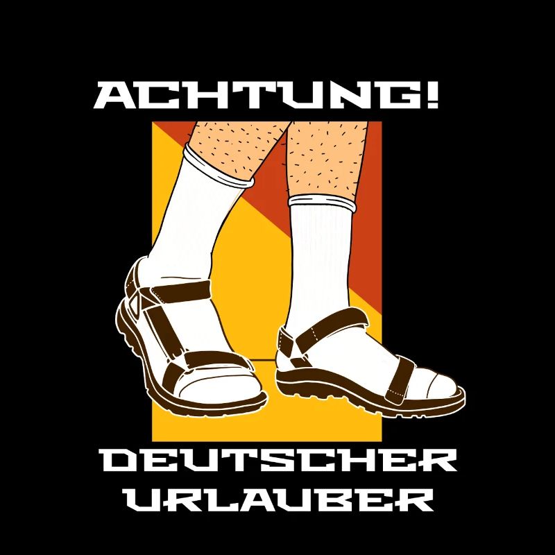 Deutscher Urlauber typisch deutsch Urlaub