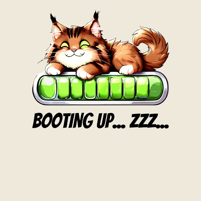 Booting Up Zzz - Chat en Mode Sieste