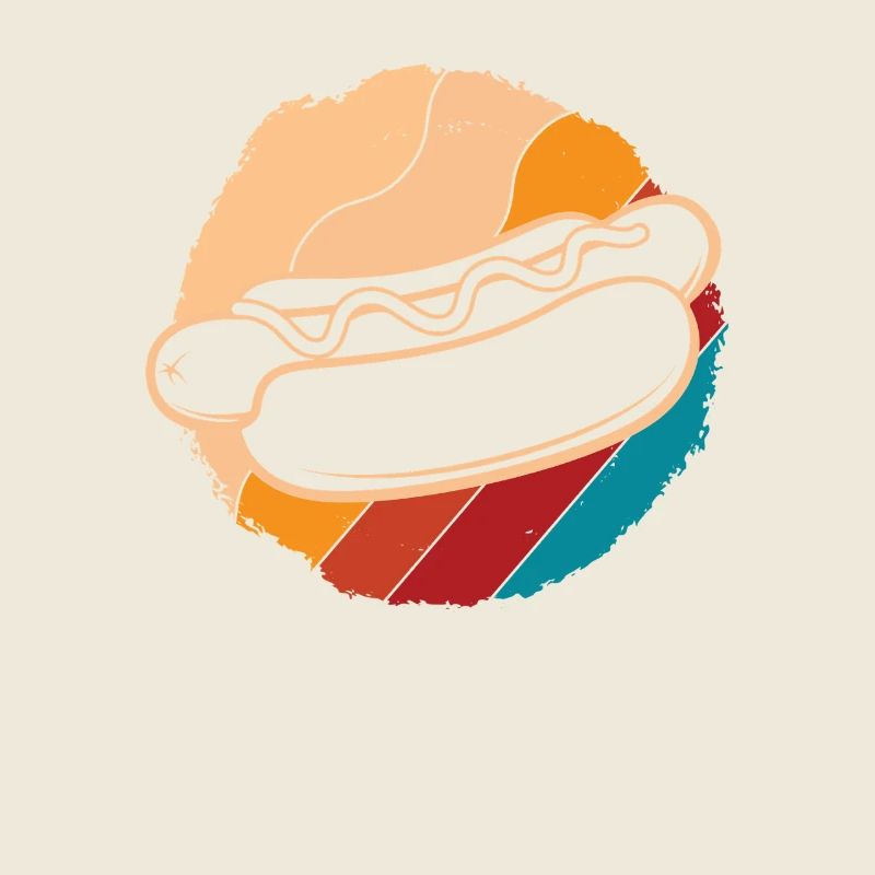 Hot Dog Lover Vintage Retro