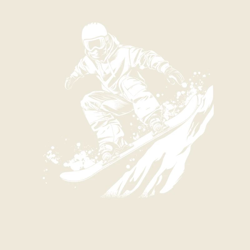 Dessin de snowboarder