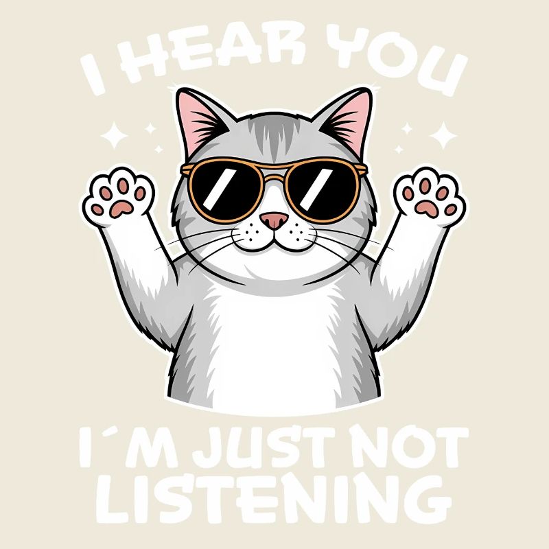 British Shorthair Saying Funny Cats Gift