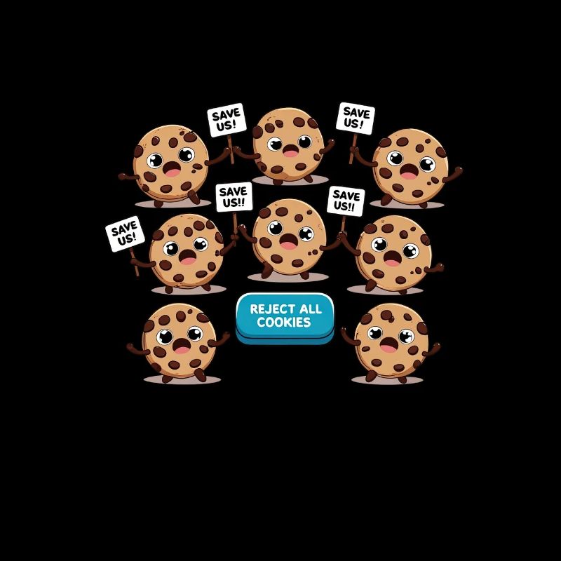 Cookie Rebellion - Conception amusante de protestation de biscuits