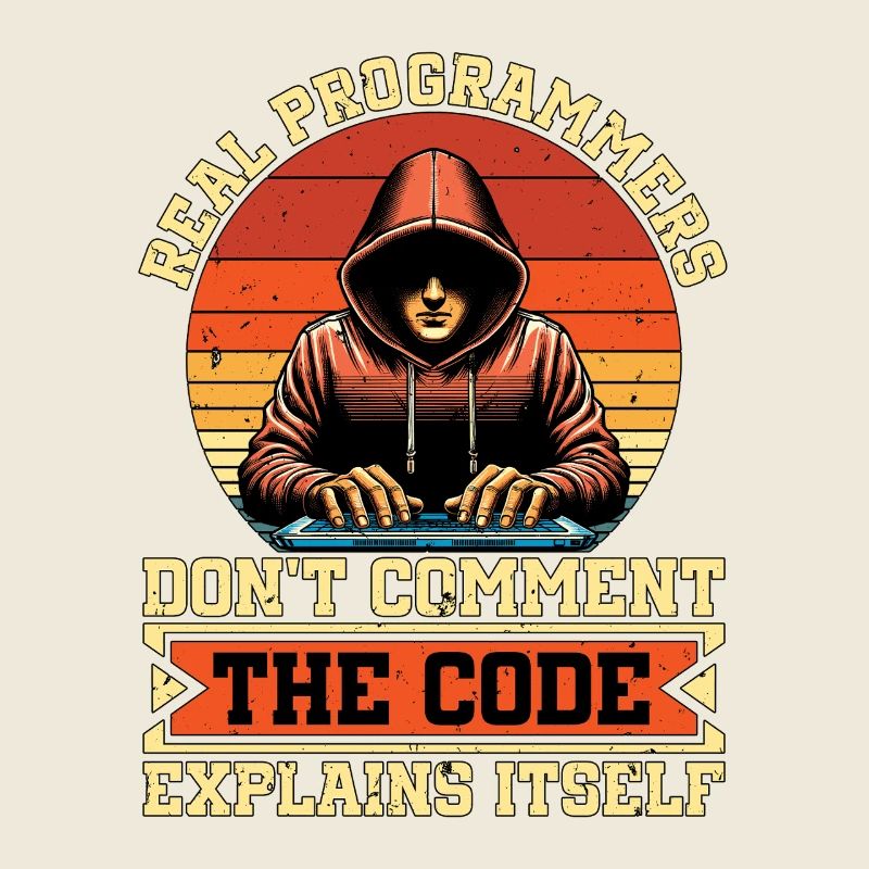 Codeur Les vrais programmeurs ne commentent pas le développeur Web