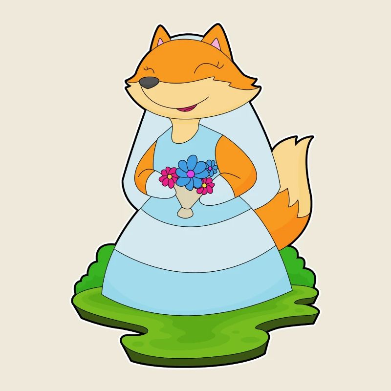 Fuchs Braut Schleier Hochzeit