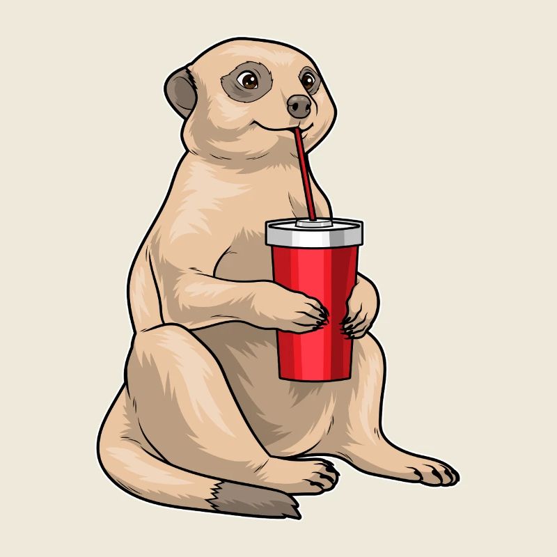 Erdmännchen Becher