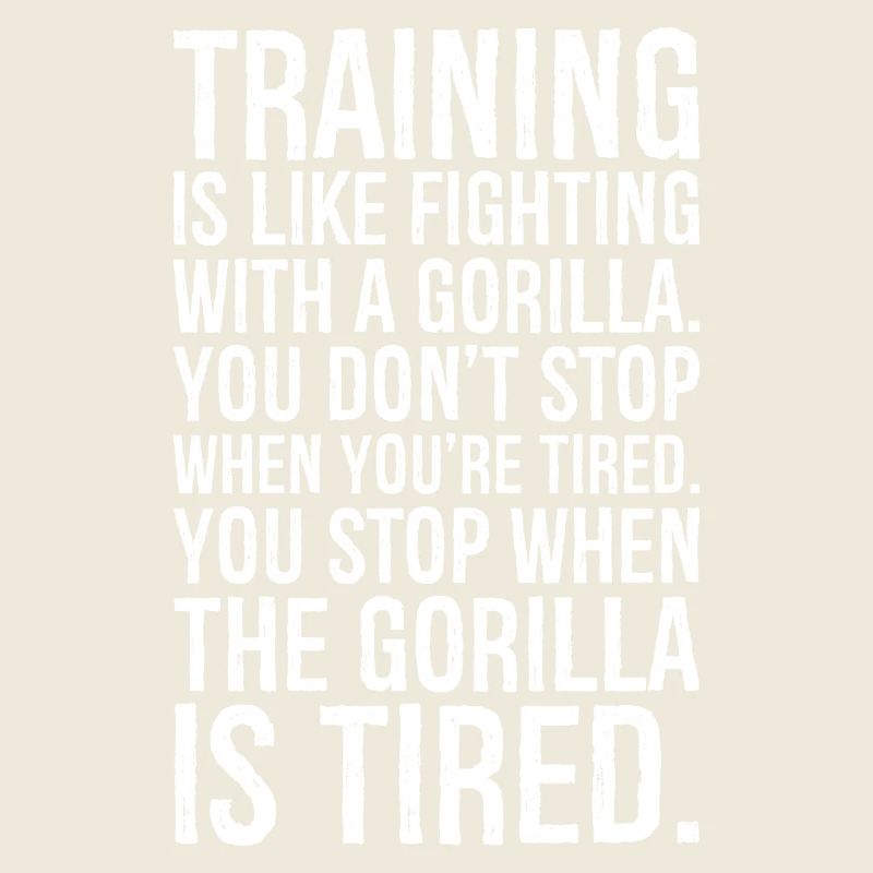 L’entraînement, c’est comme se battre avec un gorille