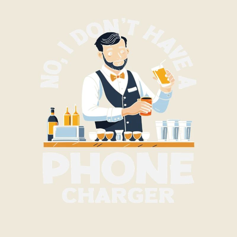 Barman Non, je n’ai pas de chargeur