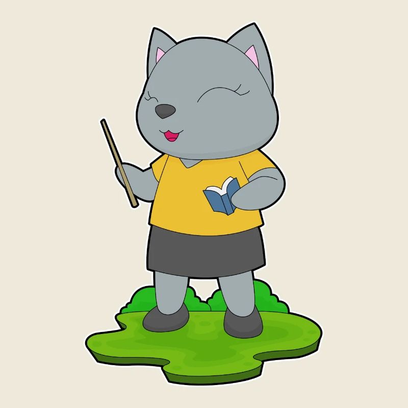 Katze Lehrer Buch