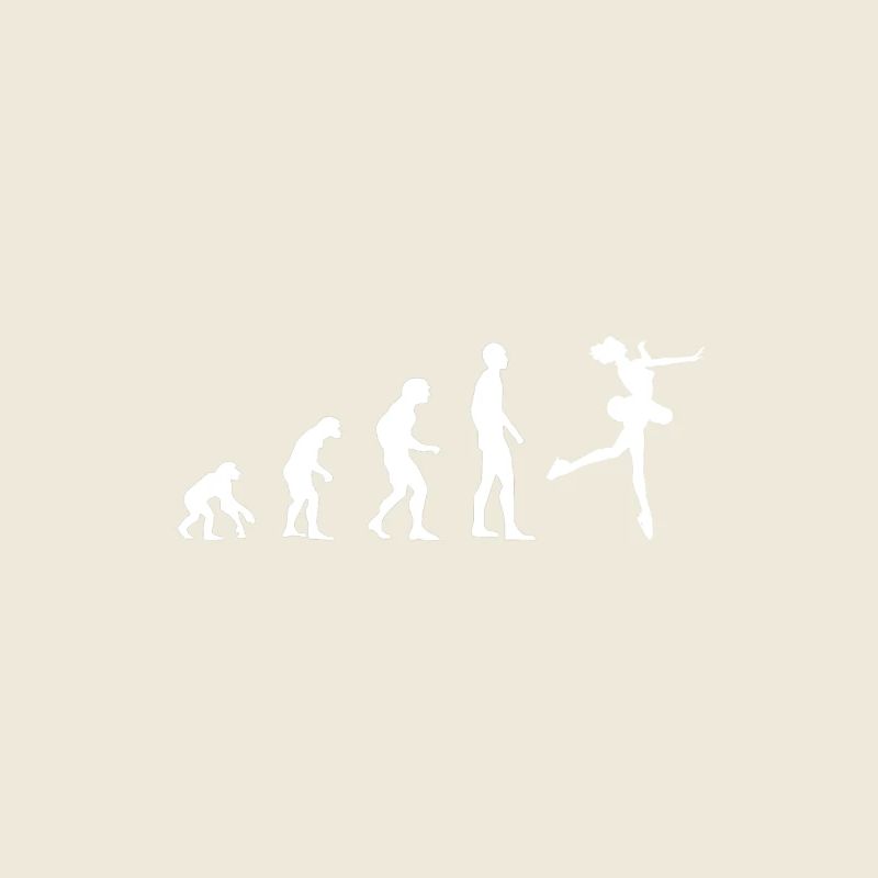 Evolution Figure Skating Hobby Sports Funny