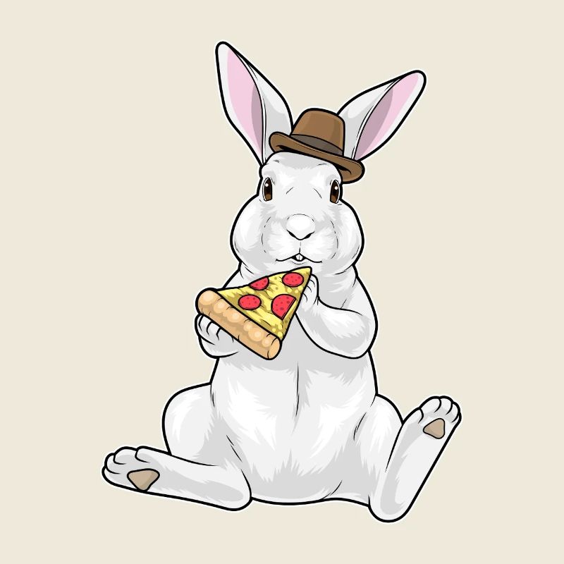 Pizza lapin