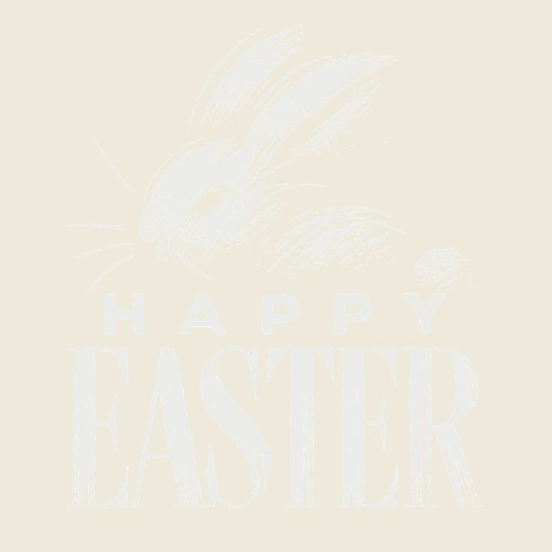 Lapin de Pâques Vintage Joyeuses Pâques Graphique