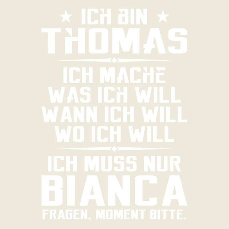 Ich bin Thomas und mache was ich will | Sarkasmus