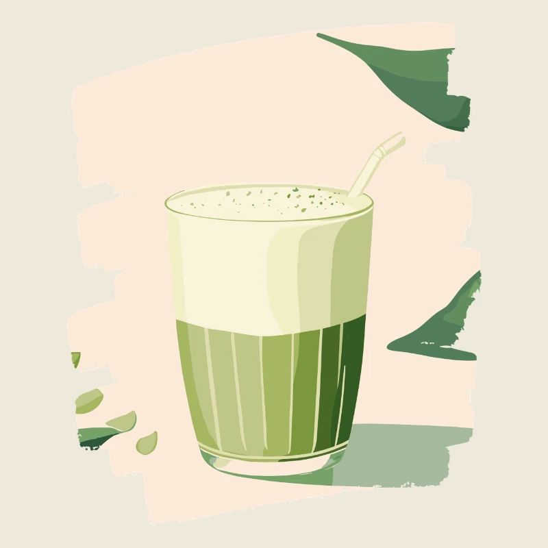 Matcha Latte Liebhaber Grüntee