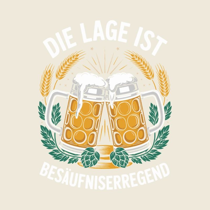 Conception de bière amusante
