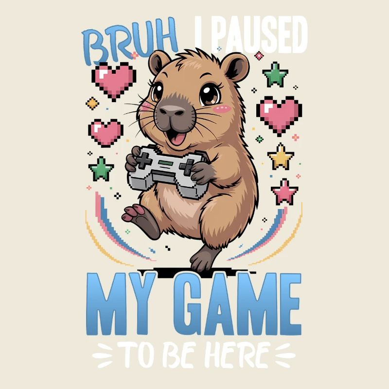 Capybara Gamer Gaming
