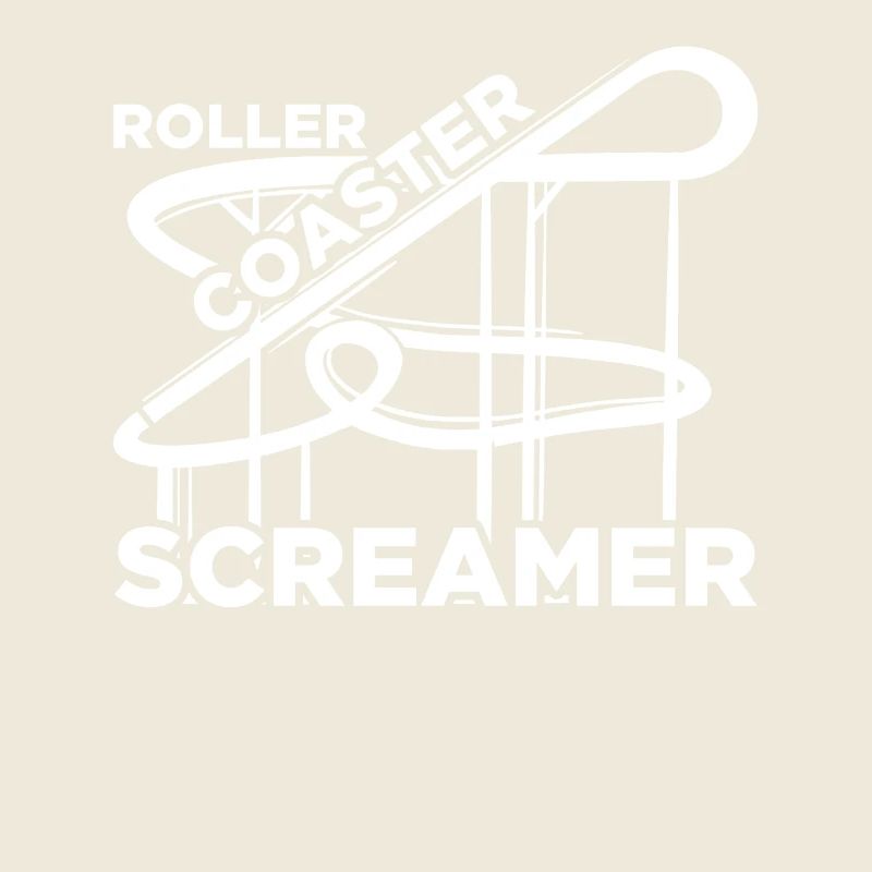 Freizeitpark Roller Coaster Screamer Achterbahn