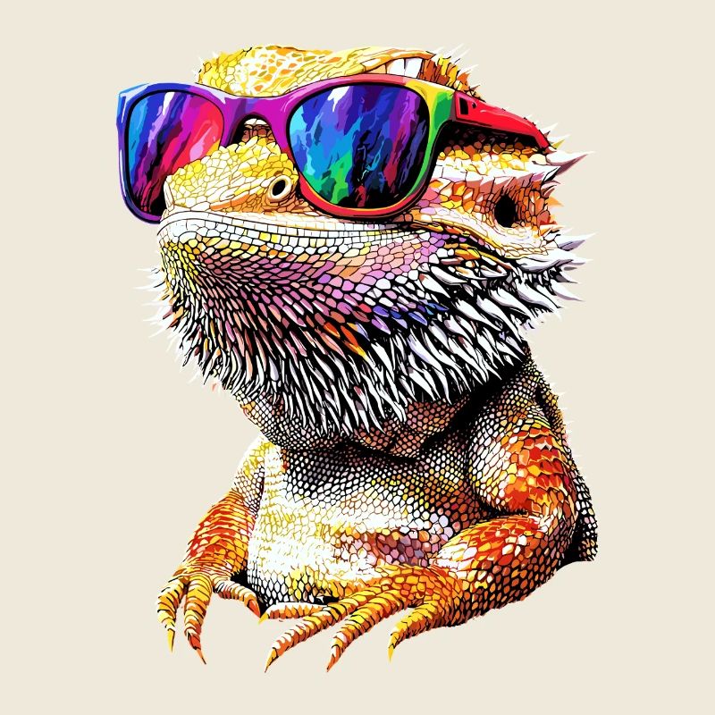 Bartagame Echse Bearded Dragon Süße Bartagamen