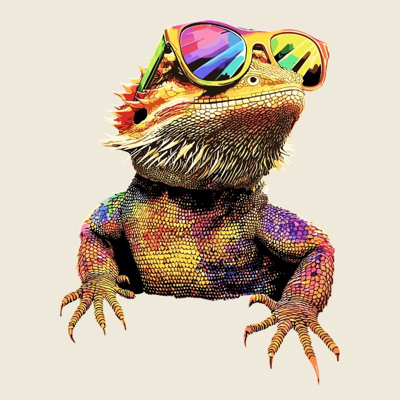 Bartagame Echse Bearded Dragon Süße Bartagamen