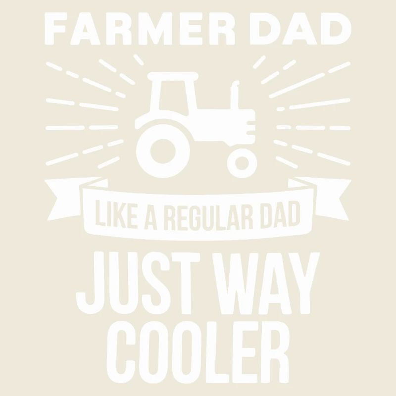 Cool Farmer Dad Gift Tractor Humor Design