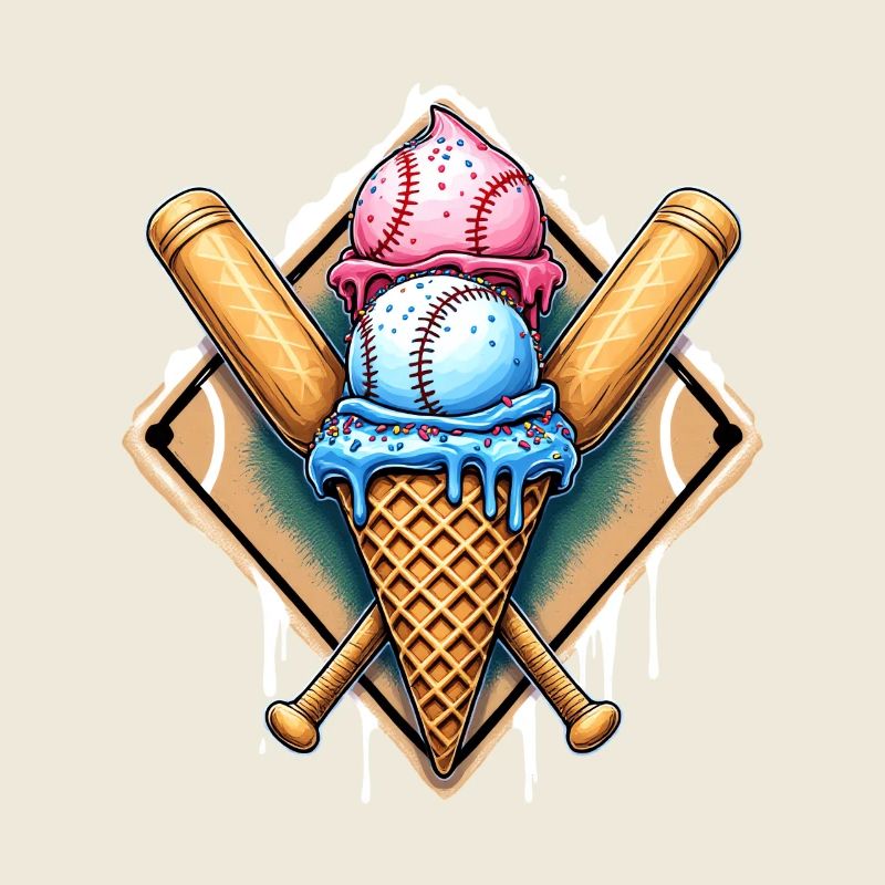 Baseball Eis Baseballschläger