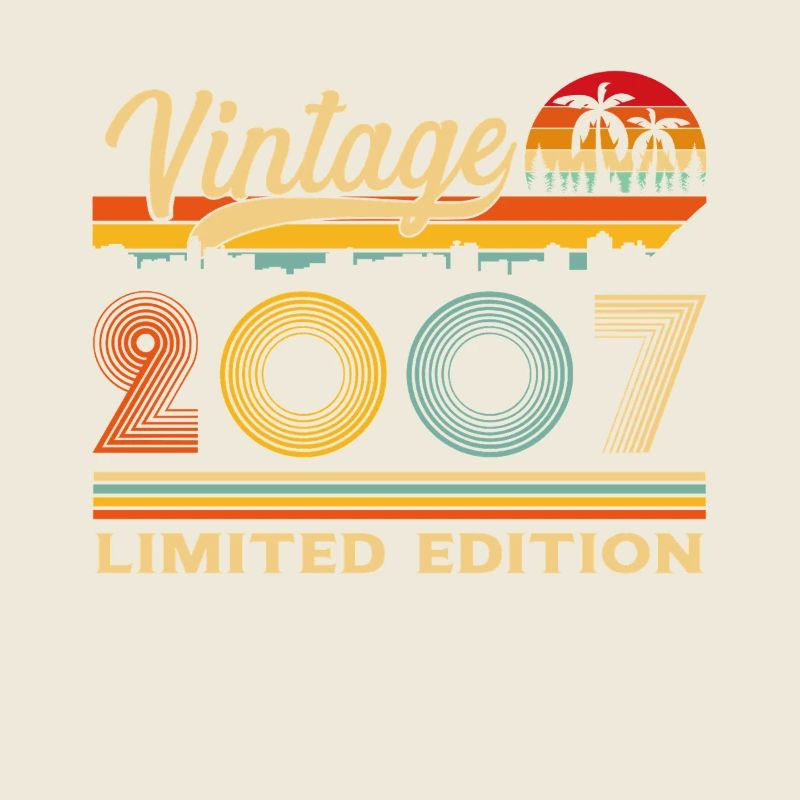 2007 Vintage Retro Birthday Gift