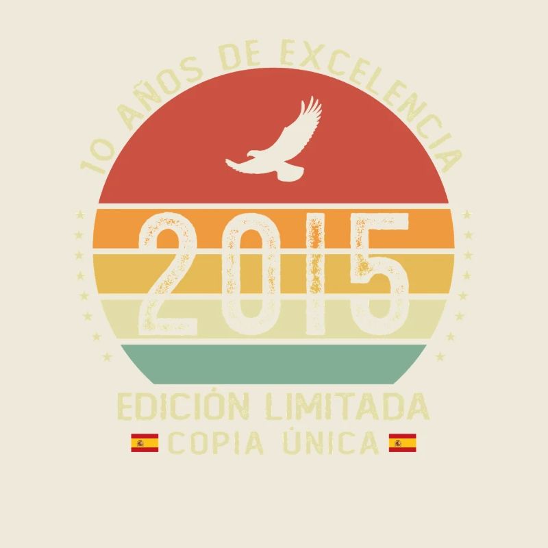 10 Years 2015 Vintage Anniversary Gift