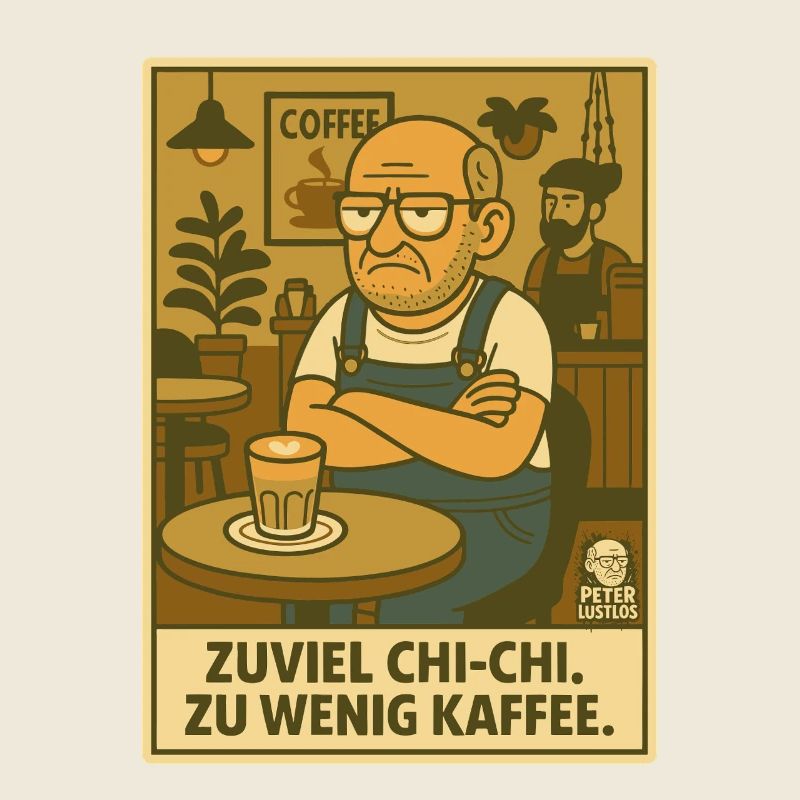 Peter apathique dans trop de chi-chi, trop peu de café