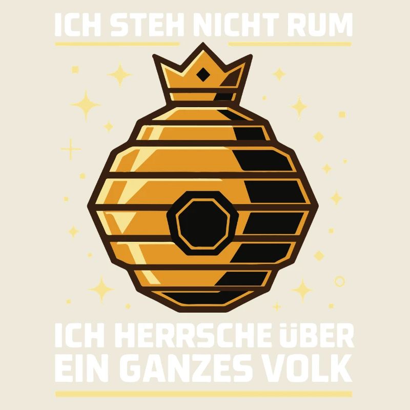 Bienen Imker Ich Herrsche Über das Volk