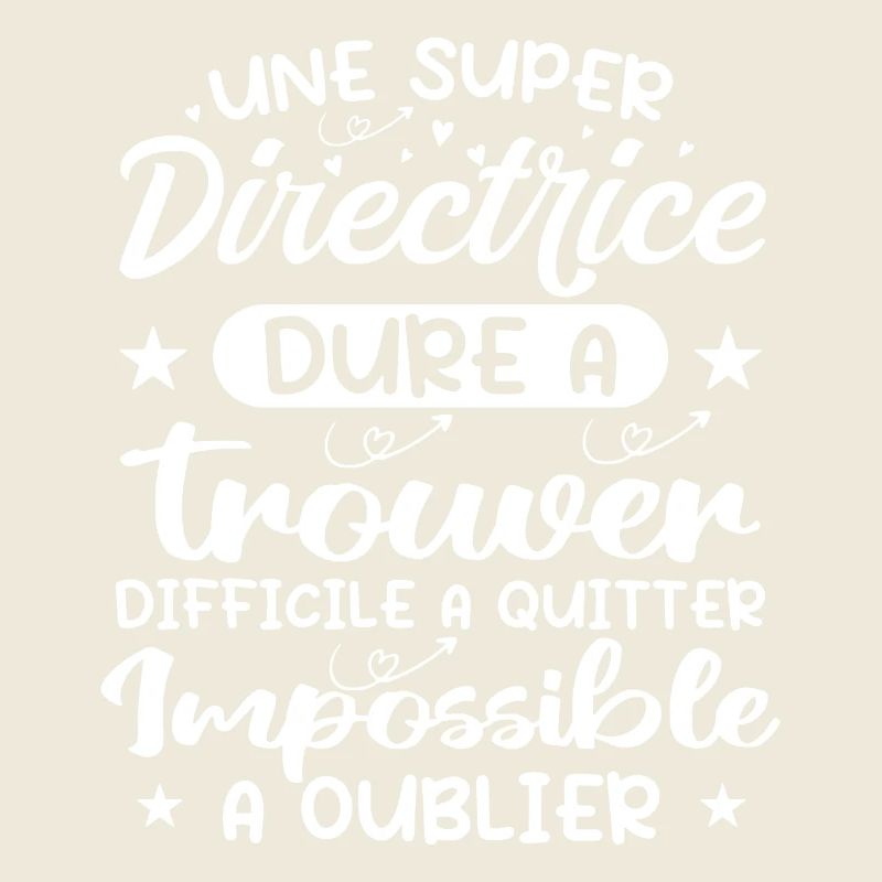 Une Super Directrice - Cadeau directrice