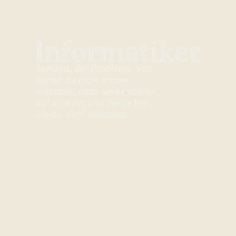 Informatiker Definition lustig