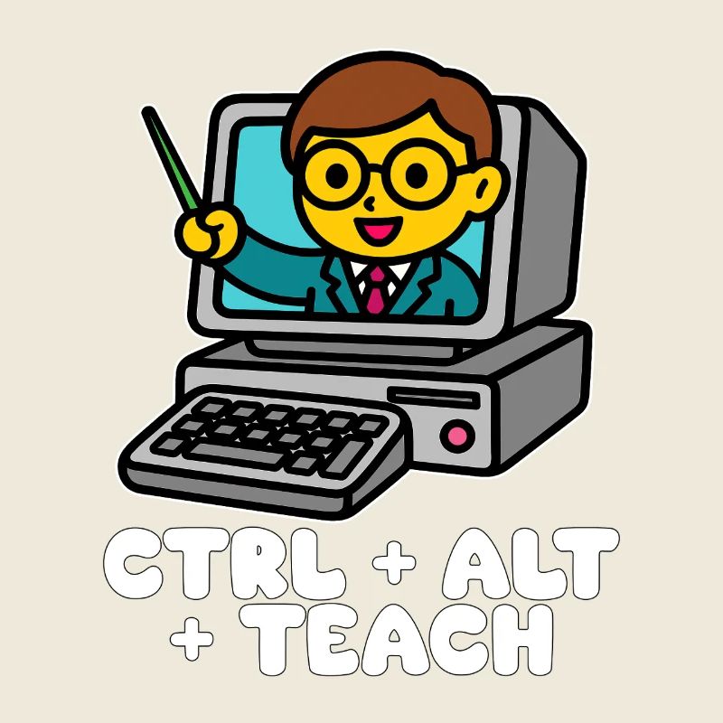 CTRL + ALT + TEACH - TEACHER GIFT