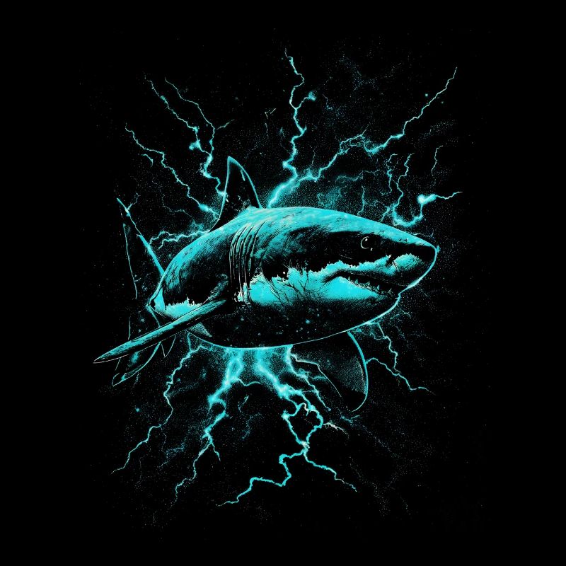 Design de requin cool