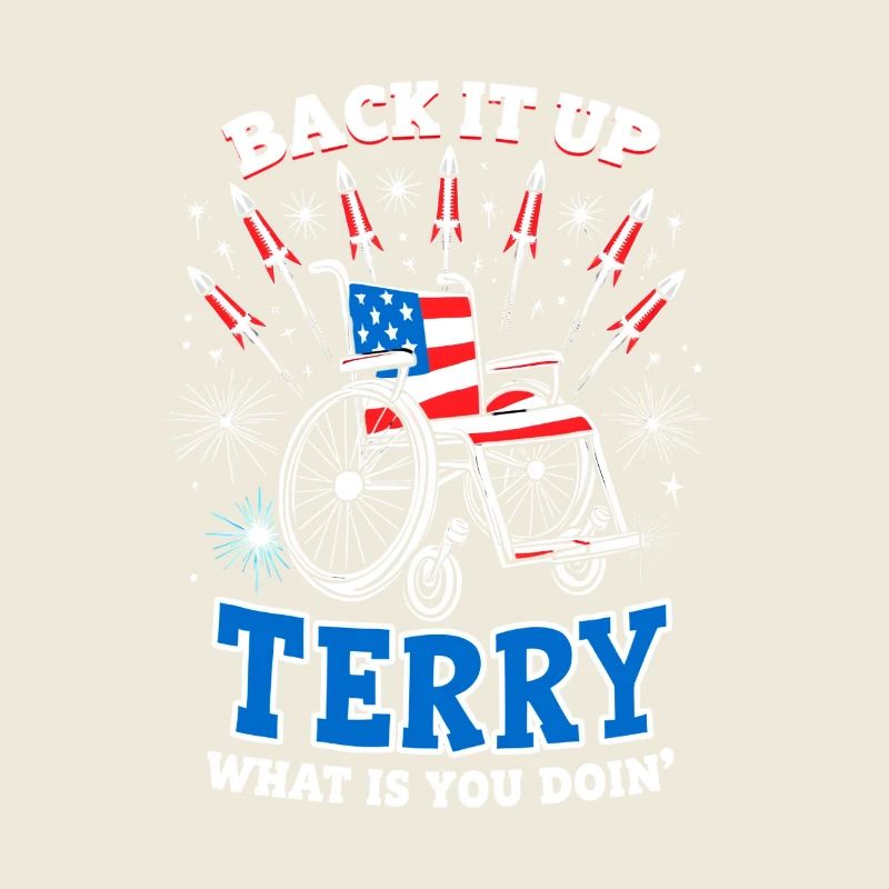 Back It Up Terry Feuerwerk Rollstuhl