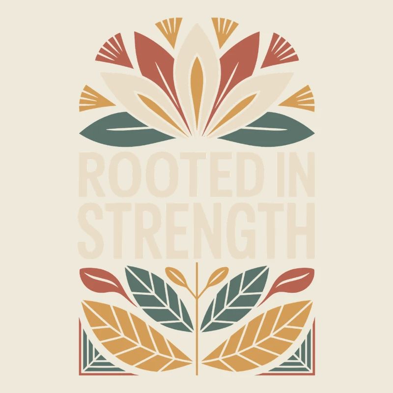 Fleur Vintage Empowerment Citation Design :