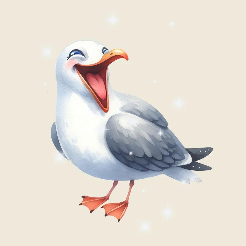 Kinder Möwe Möwen maritim