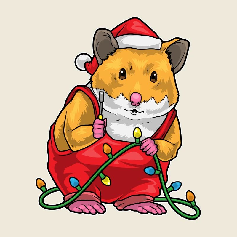 Hamster Christmas Craftsman